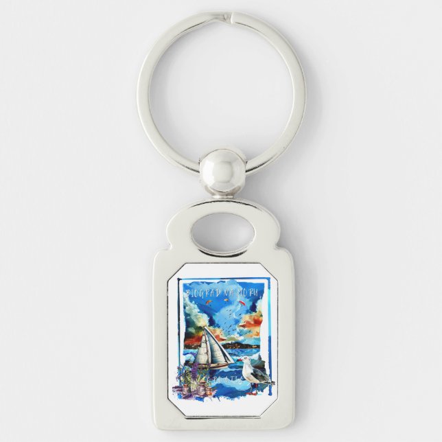 Biograd na Moru Keychain (Front)