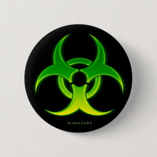 BioHazard 2 Inch Round Button