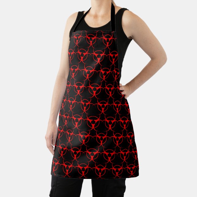 Biohazard Aprons Personalized Biohazard BBQ Apron (Insitu)