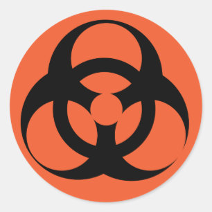 Biohazard - Biological Hazard Classic Round Sticker