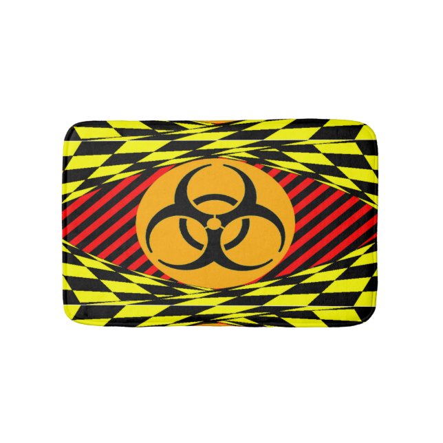 Biohazard Design by Kenneth Yoncich Bath Mat (Front)