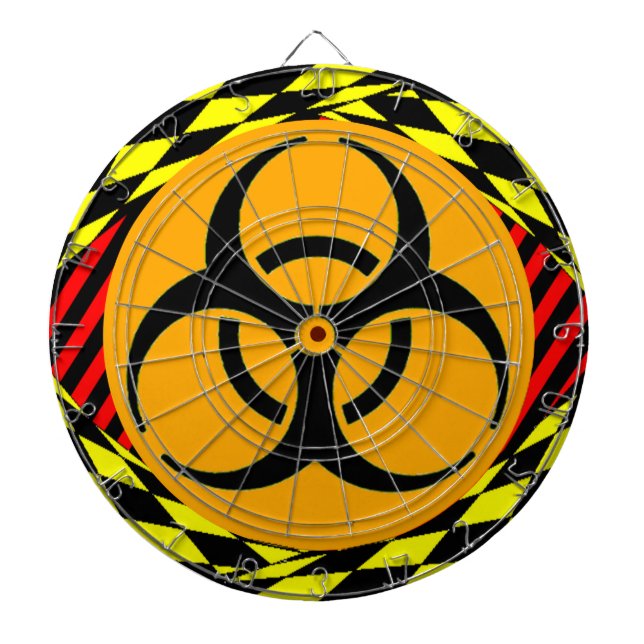 Biohazard Design by Kenneth Yoncich Dartboard (Front)