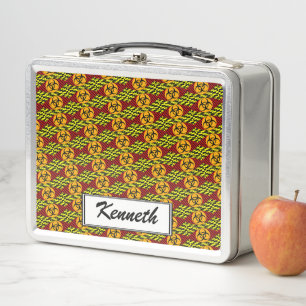 Biohazard Design by Kenneth Yoncich Metal Lunch Box