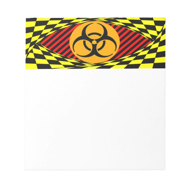 Biohazard Design by Kenneth Yoncich Notepad (Front)