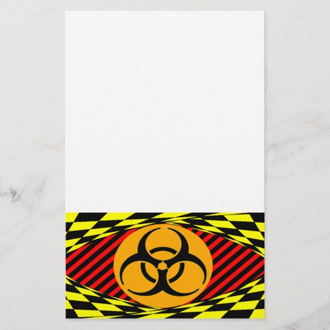 Biohazard Design by Kenneth Yoncich Stationery (Front)