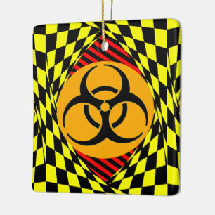 Biohazard Design Ceramic Ornament