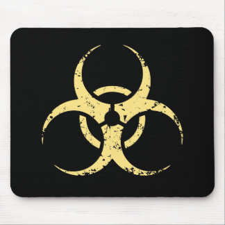 Biohazard -dist -yellow mouse pad