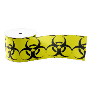 Biohazard Grosgrain Ribbon