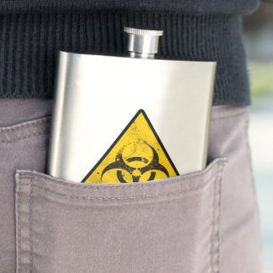 biohazard hip flask
