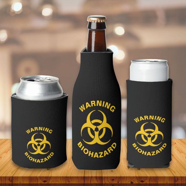 Biohazard Icon Bottle Cooler (Creator Uploaded)