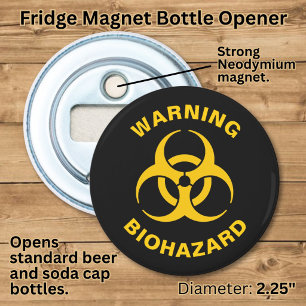 Biohazard Icon Bottle Opener