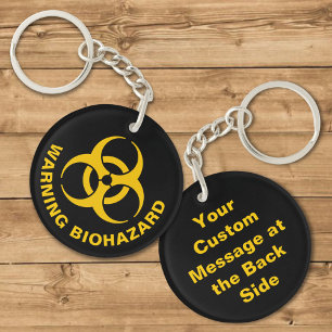 Biohazard Icon Keychain