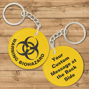 Biohazard Icon Keychain