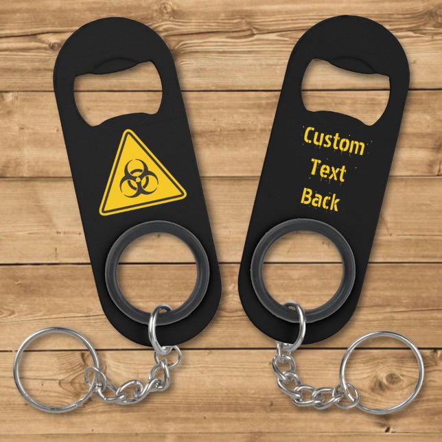 Biohazard Icon Keychain Bottle Opener (Creator Uploaded)