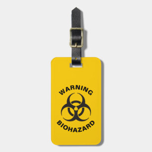 Biohazard Icon Luggage Tag