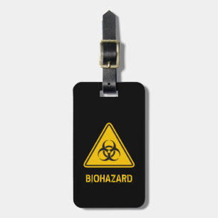 Biohazard Icon Luggage Tag