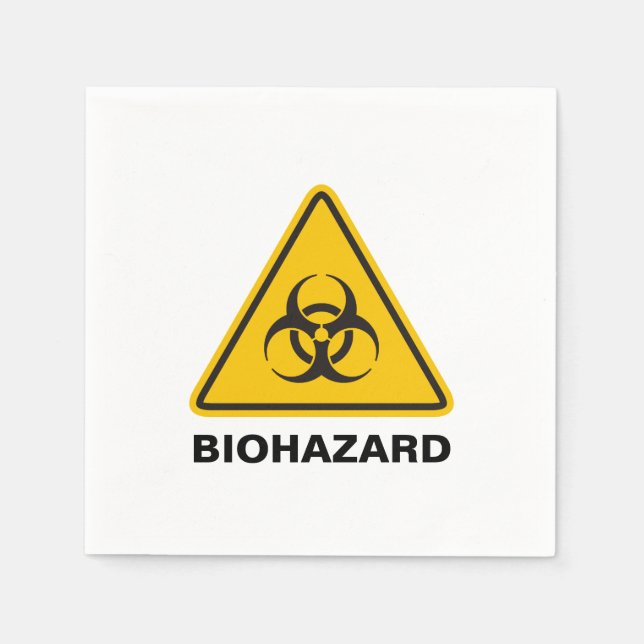 Biohazard Icon Napkin (Front)