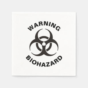 Biohazard Icon Napkin
