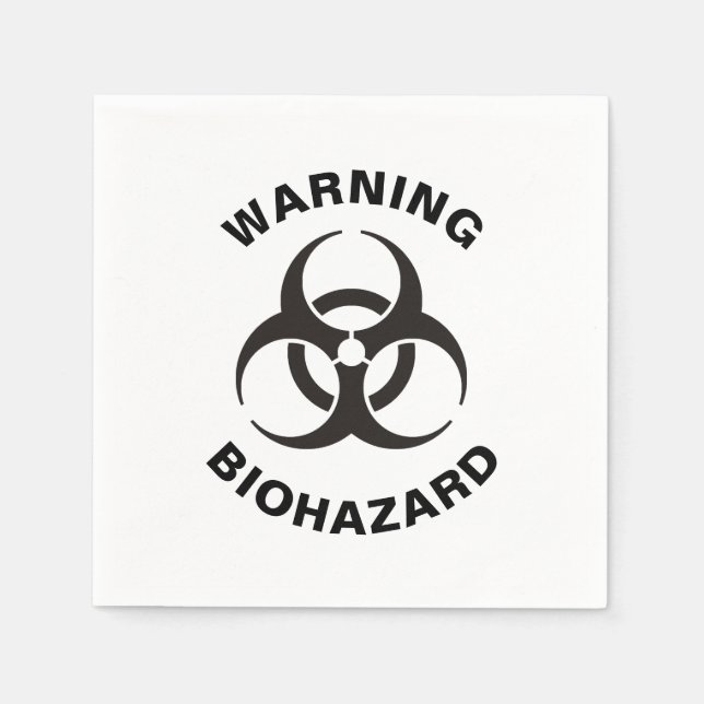 Biohazard Icon Napkin (Front)