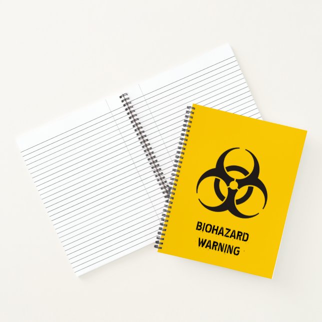 Biohazard Icon Notebook (Inside)