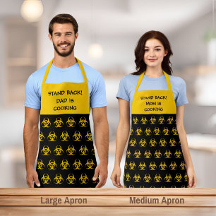 Biohazard Icon Pattern Apron