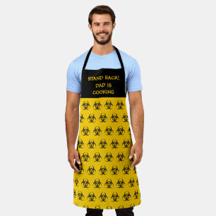 Biohazard Icon Pattern Apron