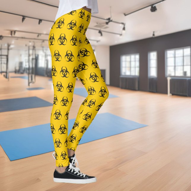 Biohazard Icon Pattern Leggings (Creator Uploaded)