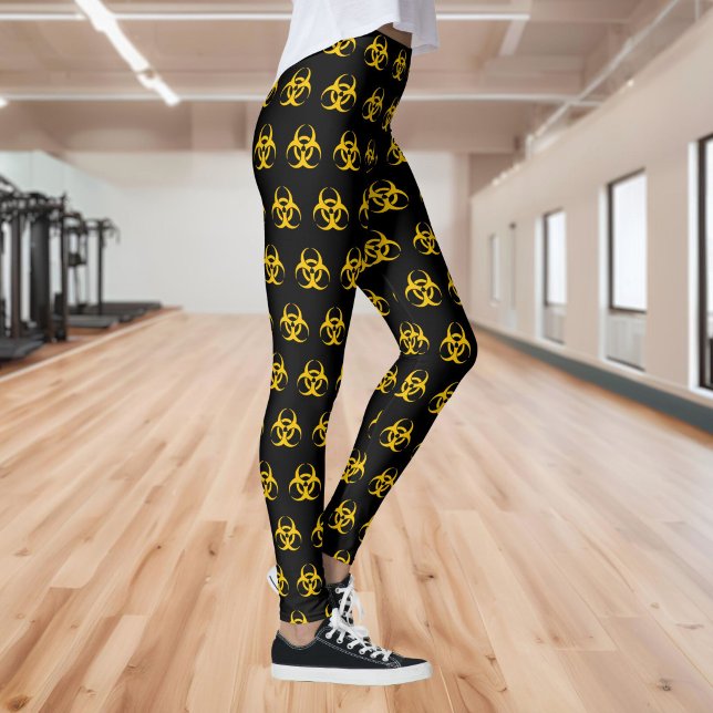Biohazard Icon Pattern Leggings (Creator Uploaded)