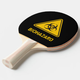 Biohazard Icon Ping Pong Paddle