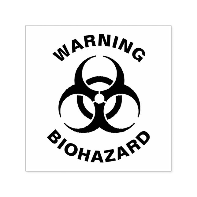 Biohazard Icon Self-inking Stamp (Design)