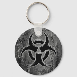 Biohazard keychain
