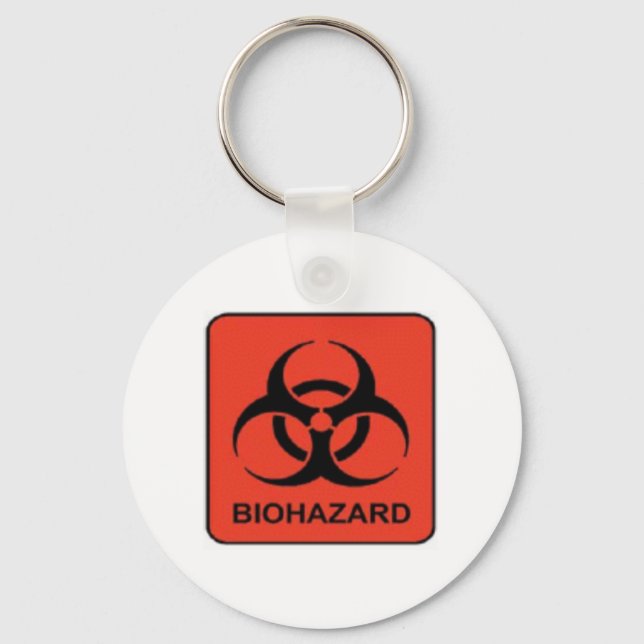 Biohazard_keychain Keychain (Front)