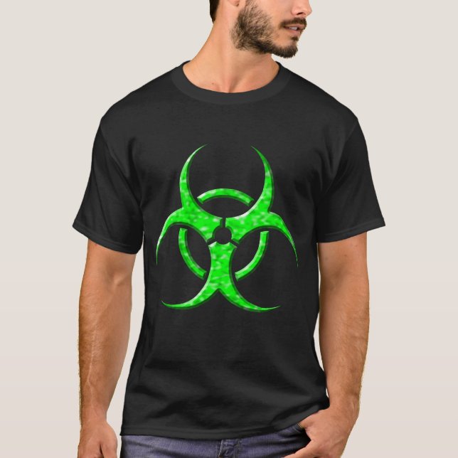 Biohazard Lime (vapour) T-Shirt (Front)