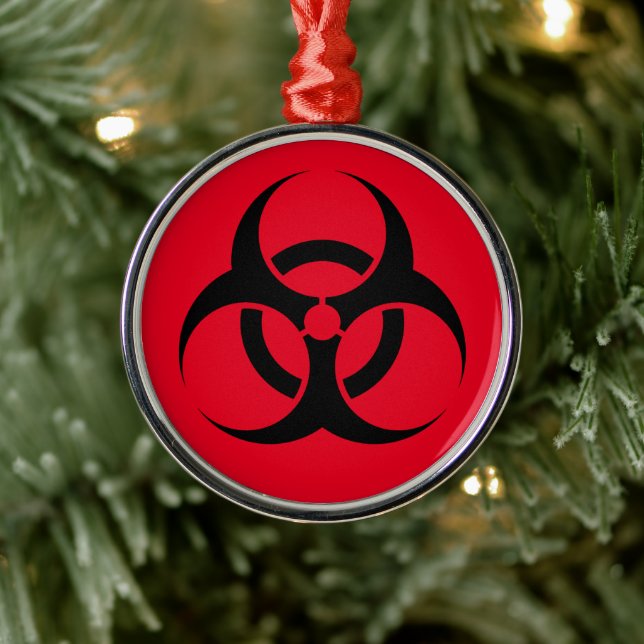 Biohazard  metal ornament (Tree)