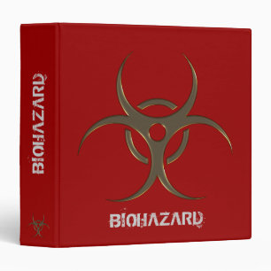 Biohazard organizer - 1.5" Binder