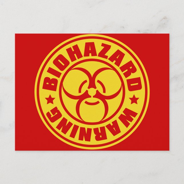 BIOHAZARD POSTCARD (Front)