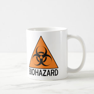 Biohazard sign coffee mug