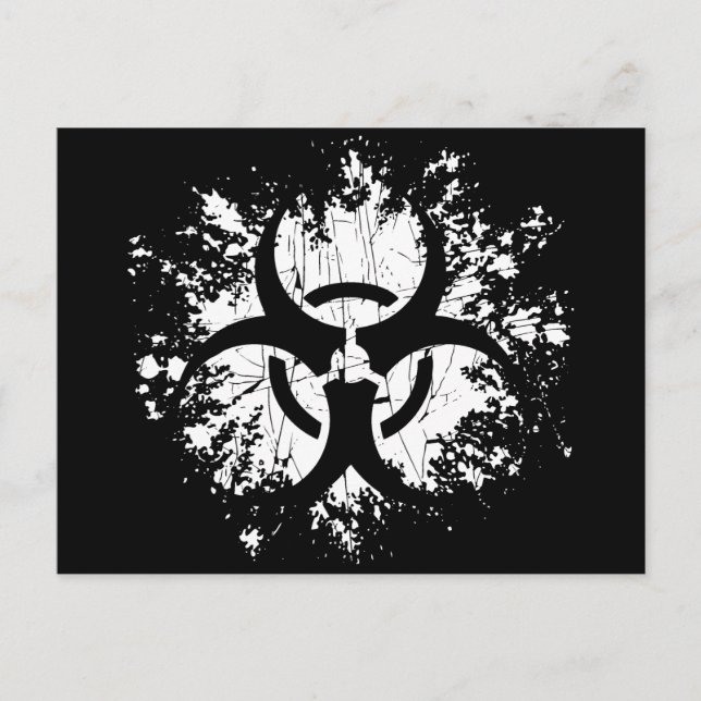 Biohazard -Splat Postcard (Front)