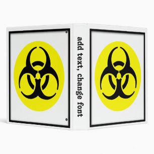 BioHazard Symbol Binder