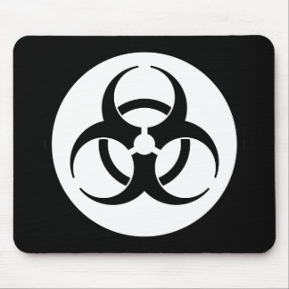 Biohazard Symbol Mousepad