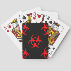 Biohazard Symbol Playing Cards