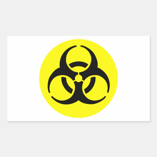 BioHazard Symbol Sticker (Front)