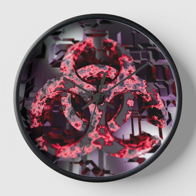 Biohazard Wall Clock (Front)