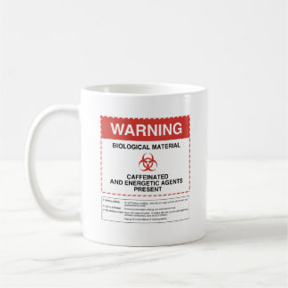 Biohazard Warning Coffee Mug (Square)