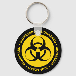 Biohazard Warning Keychain
