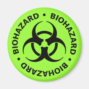 Biohazard Warning Magnet