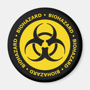 Biohazard Warning Magnet