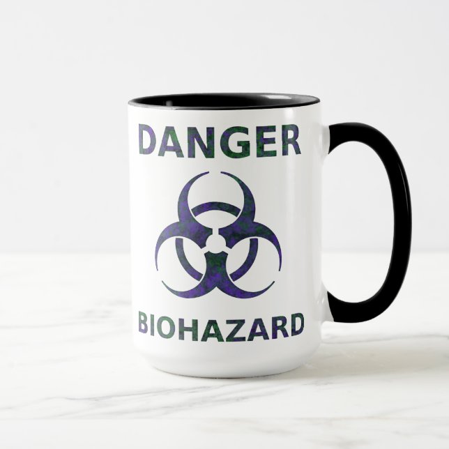 Biohazard Warning Mug (Right)
