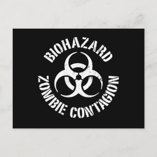 Biohazard: Zombie Contagion Postcard