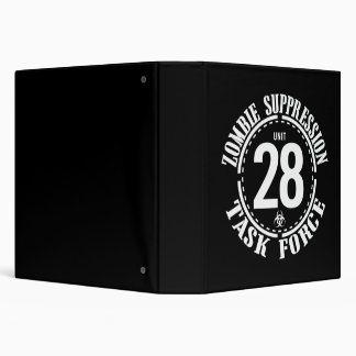 Biohazard Zombie Task Force Binder